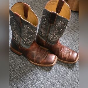 Ebuc Cody Johnson Ryder 10D Men's Western Boots Brown Square Toe.